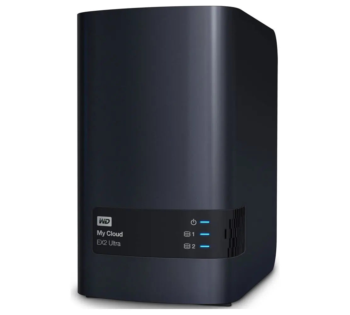 WESTERN DIGITAL Digital WD My Cloud EX2 Ultra 12TB 2 Bay NAS 1.3GHz Dual-Core 1GB DDR3 RAID 2xUSB3.0 GbE LAN Sync Auto Backup 256 AES Encrypt Windows WESTERN DIGITAL