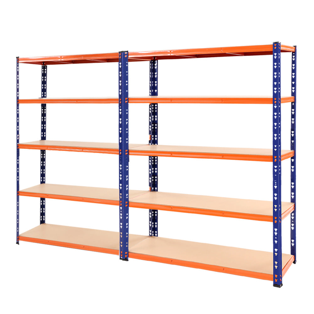 Giantz 2.4MX1.8M Garage Shelving Warehouse Rack Pallet Racking Storage Steel Orange&Blue Deals499