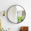 Wall Mirror Round Shaped Bathroom Makeup Mirrors Smooth Edge 80CM Deals499