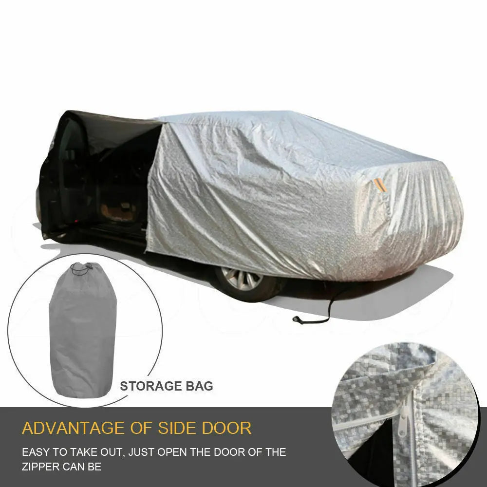 Waterproof Adjustable Large Car Covers Rain Sun Dust UV Proof Protection YXL Deals499