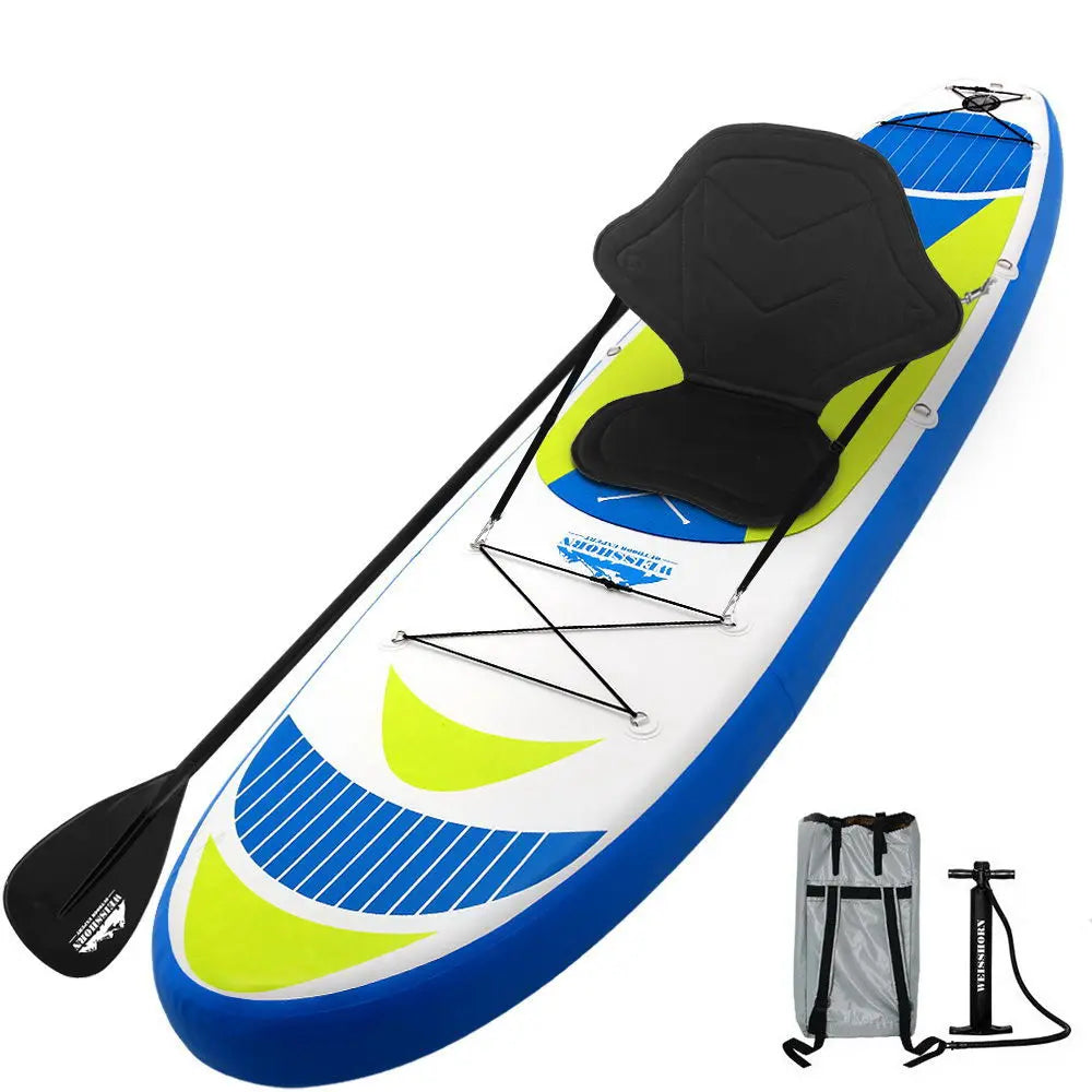 Weisshorn 11FT Stand Up Paddle Board Inflatable SUP Surfborads 15CM Thick Deals499