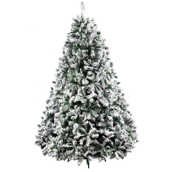 Jingle Jollys Christmas Tree 1.8M Xmas Trees Decorations Snowy 758 Tips Deals499