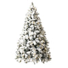 Jingle Jollys Snowy Christmas Tree 1.8M 6FT LED Lights Xmas Decorations Warm White Deals499