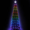 Jingle Jollys Christmas Tree 1.8M 298 LED Xmas Multi Colour Lights Optic Fibre Deals499