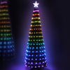 Jingle Jollys Christmas Tree 1.8M 298 LED Xmas Multi Colour Lights Optic Fibre Deals499