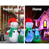 Jingle Jollys Inflatable Christmas 1.8M Snowman LED Lights Outdoor Decorations Deals499