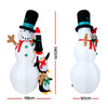 Jingle Jollys 2.4M Christmas Inflatable Snowman Xmas Lights Outdoor Decorations Deals499