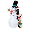 Jingle Jollys 2.4M Christmas Inflatable Snowman Xmas Lights Outdoor Decorations Deals499