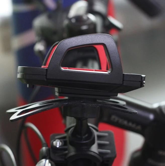 Rubber Phone Holder Handlebar Custom Phone Holder Mobilephone Holder For Bicycle Red Deals499