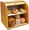 Bamboo Bread Box / Storage Box - 2 compartments Deals499