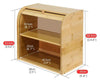 Bamboo Bread Box / Storage Box - 2 compartments Deals499