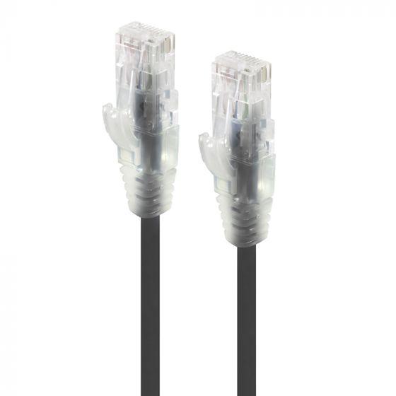 CAT6 28AWG BLACK PATCH LEAD 0.3M SLIM Deals499