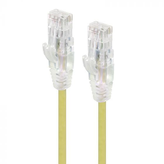 CAT6 28AWG YELLOW PATCH LEAD 1M SLIM Deals499