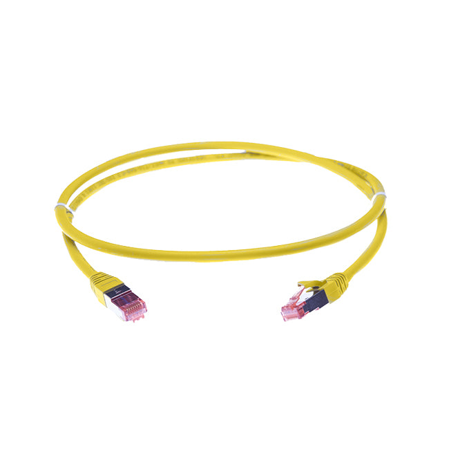 30m Cat 6A S/FTP LSZH Ethernet Network Cable. Yellow Deals499