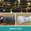 800 LED Curtain Fairy String Lights Wedding Outdoor Xmas Party Lights Cool White Deals499