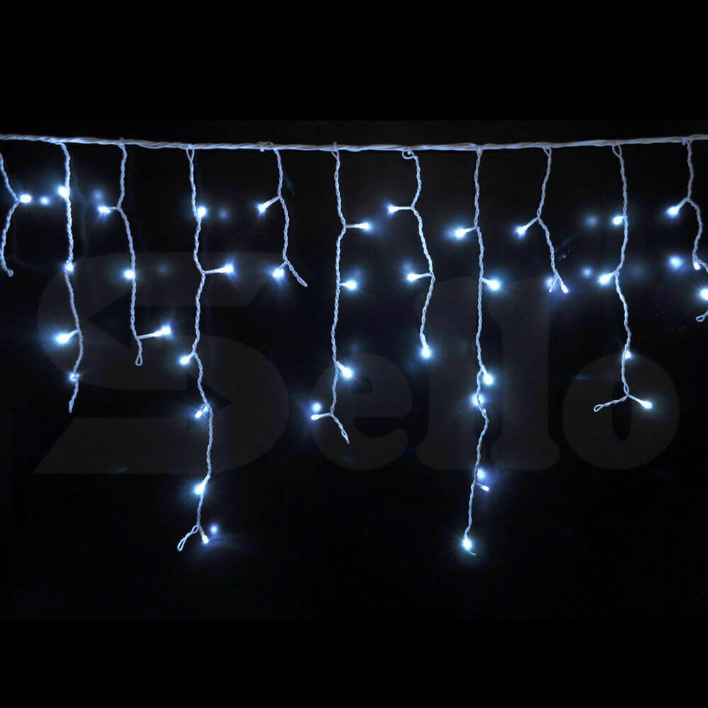 800 LED Curtain Fairy String Lights Wedding Outdoor Xmas Party Lights Cool White Deals499