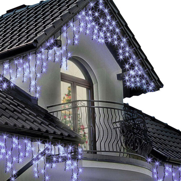 800 LED Curtain Fairy String Lights Wedding Outdoor Xmas Party Lights Cool White Deals499