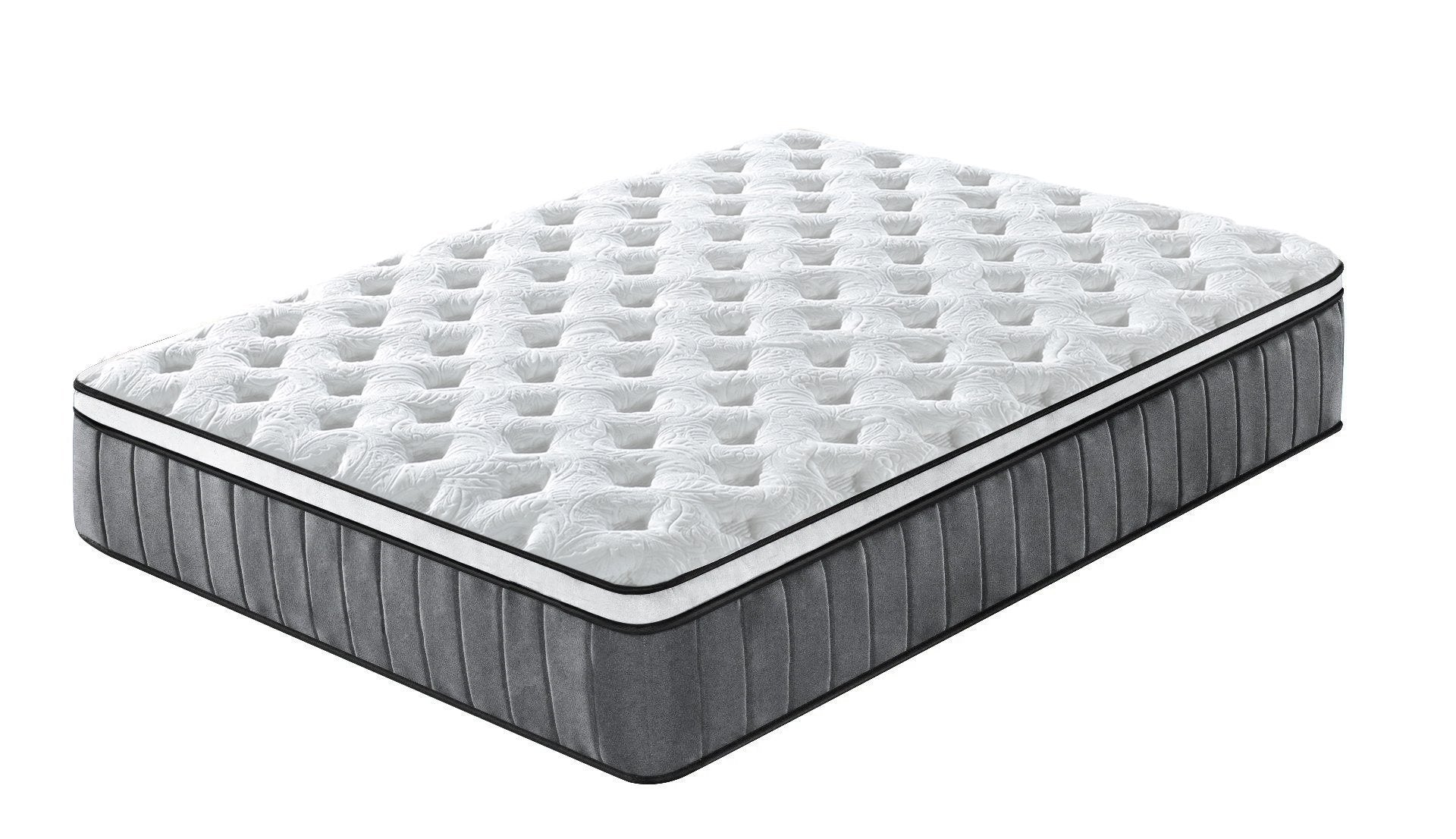 Cooling Gel Hepta-Zone Hybrid Tri-Foam Spring Euro Mattress (15 Year Warranty) Size Queen Deals499