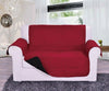 Couch Covers Protector Slipcovers 2 Seater Reversible Black/Red Deals499