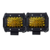 2x 4 inch Spot LED Work Light Bar Philips Quad Row 4WD Fog Amber Reverse Driving Deals499