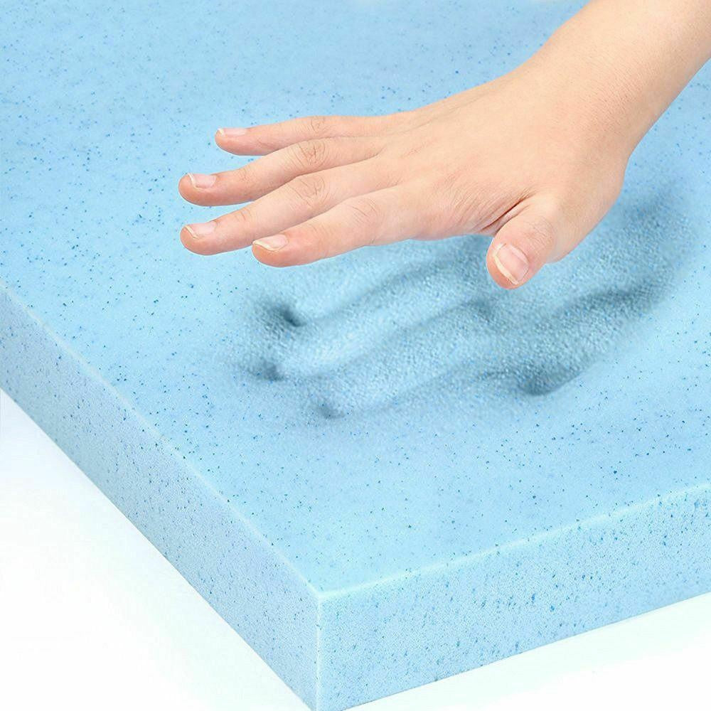 DreamZ 5cm Thickness Cool Gel Memory Foam Mattress Topper Bamboo Fabric King Deals499