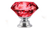 16 Pcs Red Crystal Knobs Diamond 30mm Diameter Door Cabinet Handle Deals499