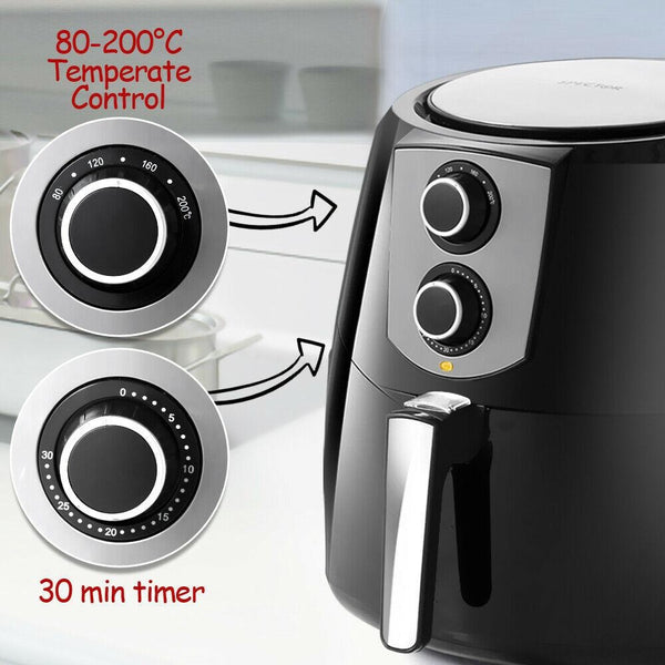 Spector 1800W 7L Air Fryer Healthy Cooker Low Fat Oil Free Kitchen Oven in Black Deals499