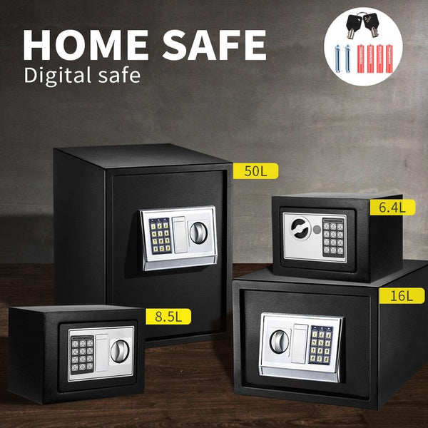 16L Electronic Safe Digital Security Box Home Office Cash Deposit Password Deals499