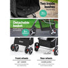 i.Pet 4 Wheel Pet Stroller - Black Deals499