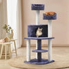 i.Pet Cat Tree 126cm Trees Scratching Post Scratcher Tower Condo House Furniture Wood Deals499