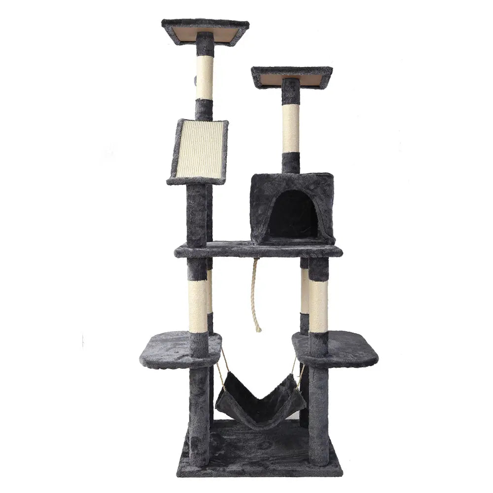 i.Pet Cat Tree 171cm Trees Scratching Post Scratcher Tower Condo House Furniture Wood Deals499