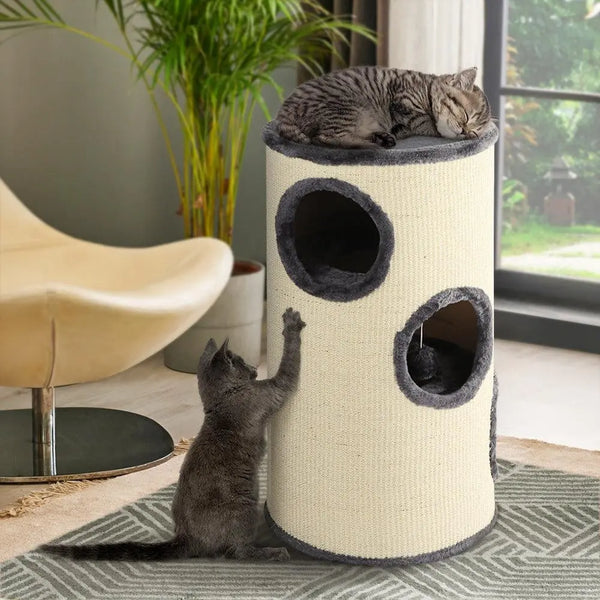 i.Pet Cat Tree 70cm Trees Scratching Post Scratcher Tower Condo House Furniture Wood Deals499