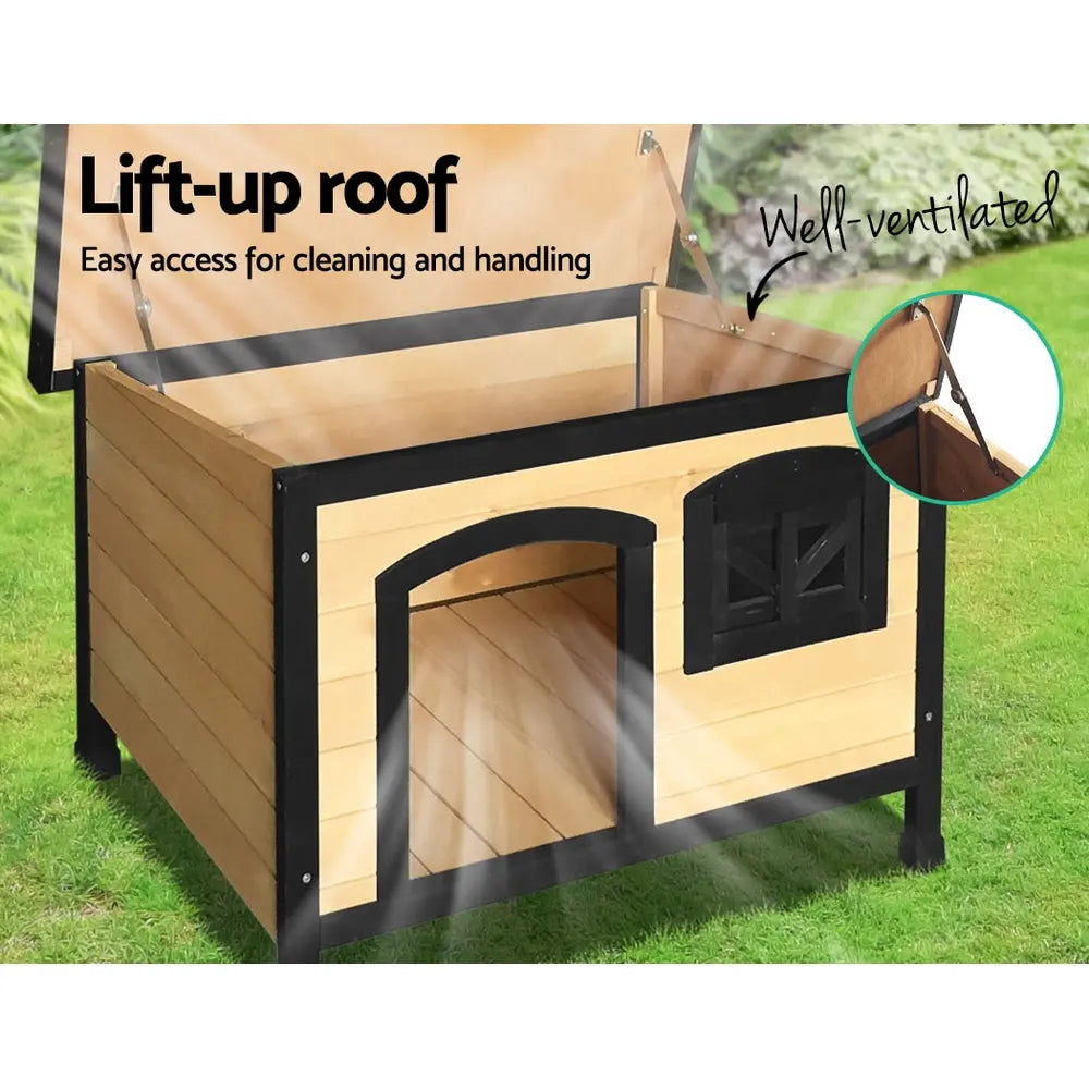 i.Pet Dog Pet Kennel Dog House Large Wooden 96cm x 69cm x 66cm Deals499