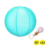 12" Paper Lanterns for Wedding Party Festival Decoration - Mix and Match Colours Deals499