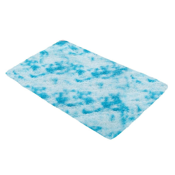 Floor Rug Shaggy Rugs Soft Large Carpet Area Tie-dyed Maldives 140x200cm Deals499