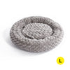 Pet Bed Dog Cat Nest Calming Donut Mat Soft Plush Kennel Cave Deep Sleeping L Deals499