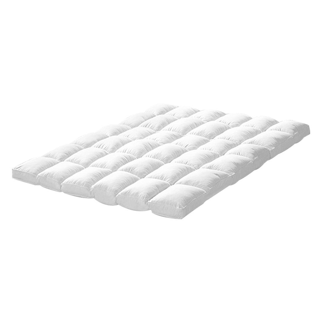 DreamZ Bedding Luxury Pillowtop Mattress Topper Mat Pad Protector Cover Double Deals499