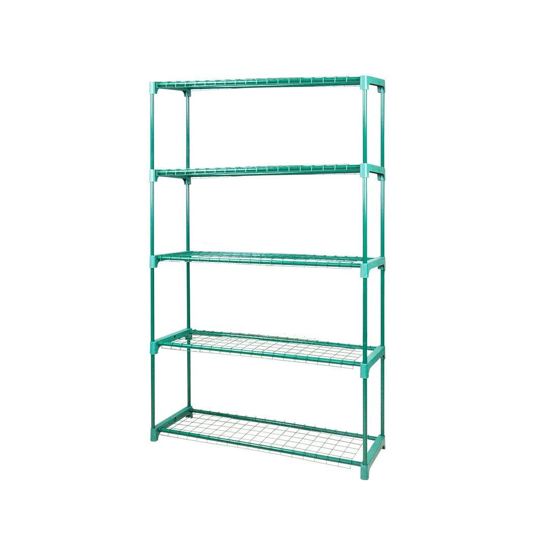 2x 5 Tier Plant Shelve Garden Greenhouse Steel Storage Shelving Frame Stand Rack Deals499