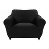 Sofa Cover Slipcover Protector Couch Covers 1-Seater Black Deals499