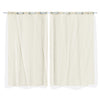 2x Blockout Curtains Panels 3 Layers with Gauze Room Darkening 240x230cm Sand Deals499