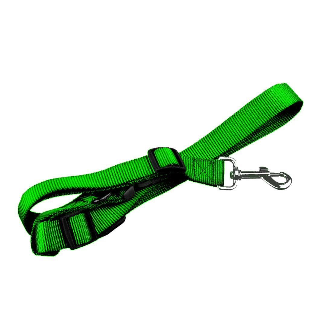 Adjustable Dog Hands Free Leash Waist Belt Buddy Jogging Walking Running Green Deals499