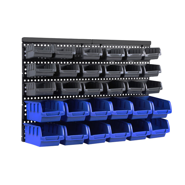 30 Tool Storage Bins Tool box Wall Mounted Organiser Parts Garage Workshop Boxes Deals499