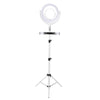 LED Ring Light with Tripod Stand Phone Holder Dimmable Studio Lamp Makeup Mirror White Deals499