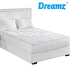 Dreamz Bamboo Pillowtop Mattress Topper Protector Waterproof Cool Cover Single Deals499