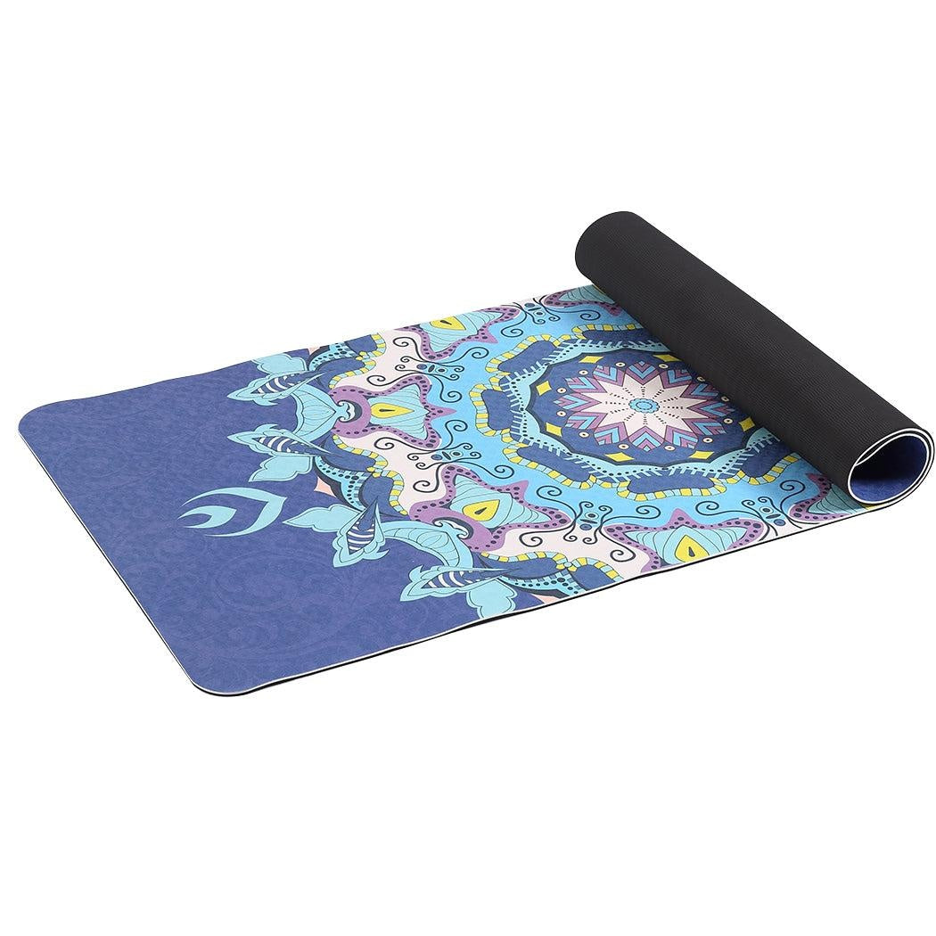 TPE Yoga Mat Dual Layer Non Slip Pad Eco Friendly Exercise Fitness Pilate Gym Type 2 Deals499