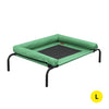 PaWz Pet Bed Heavy Duty Frame Hammock Bolster Trampoline Dog Puppy Mesh L Green Deals499