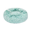 Pet Bed Cat Dog Donut Nest Calming Mat Soft Plush Kennel Teal M Deals499