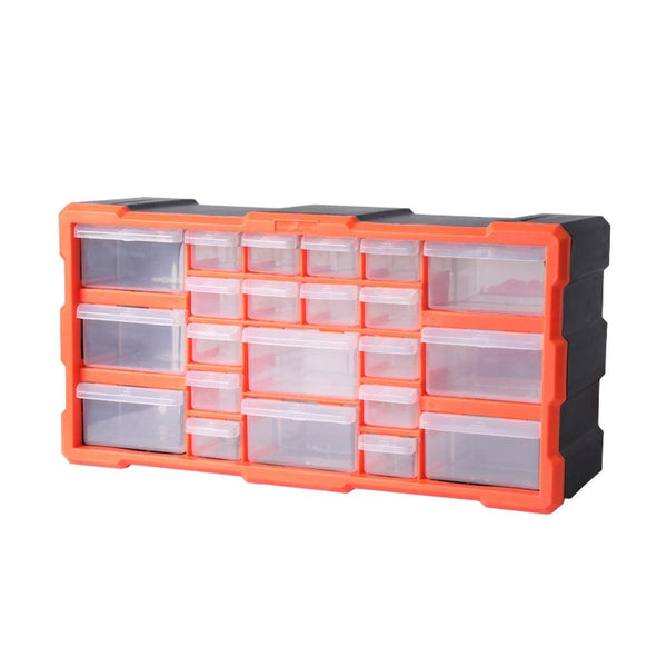 Tool Storage Cabinet Organiser Drawer Bins Toolbox Part Chest Divider 22 Drawers Deals499