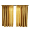 2X Blockout Curtains Curtain Living Room Window Mustard 180CM x 230CM Deals499