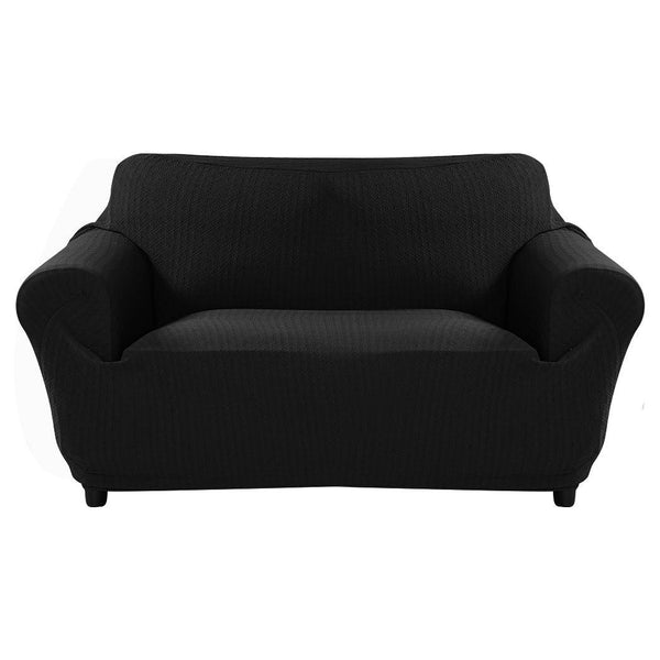 Sofa Cover Slipcover Protector Couch Covers 3-Seater Black Deals499